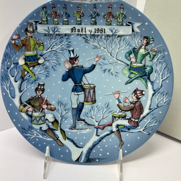 Vintage‎ Haviland Limoges France NIB 12 Days of Christmas 12 Drummers Drumming - Picture 1 of 7